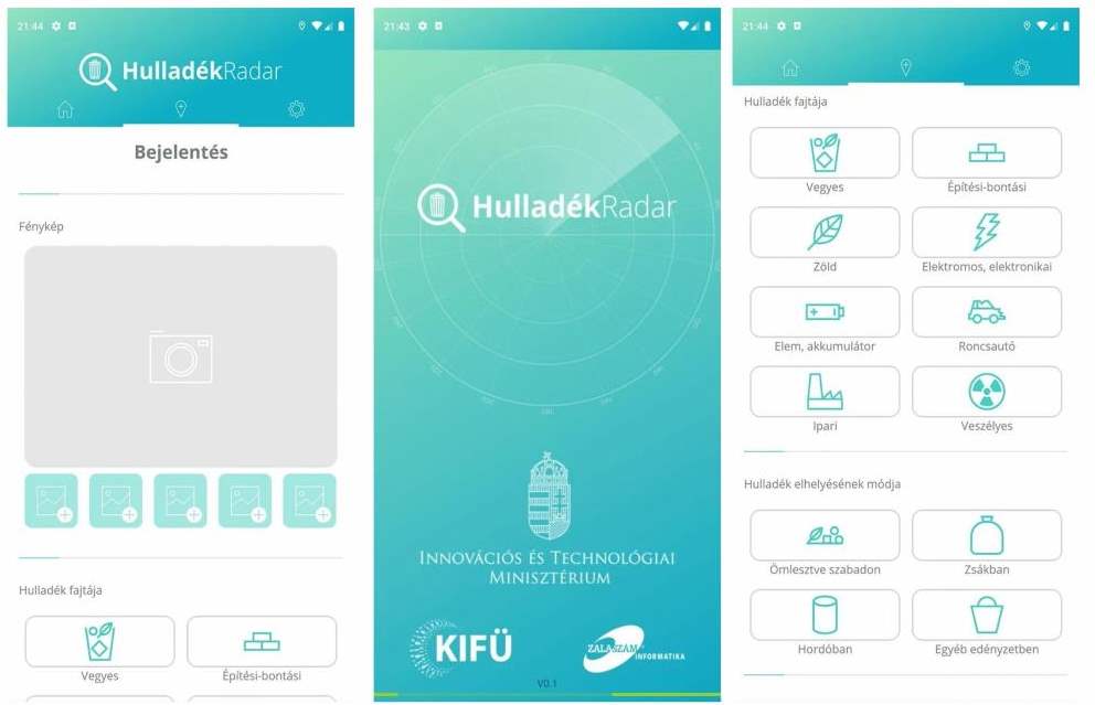A HulladékRadar könnyedén kezelhető. Kép forrása: marcali.hu