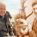 Kép: Attenborough pályája kezdetén és most. A lelkesedése bevallása szerint változatlan annak ellenére is, hogy pacemakere és térd-protézise van, ugyanakkor szerencsésnek tartja magát, hogy bár már a 90es évei közepén jár, még mindig olyan aktív lehet, mint a 60-as vagy akár a 30-as éveiben.