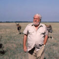 Gerald Durrell egy ukrajnai bioszféra rezervátumban, 1985-ben. Fotó: Wikipedia