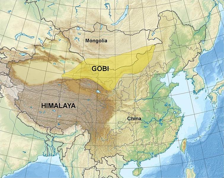 A Góbi sivatag. Kép: wikipedia